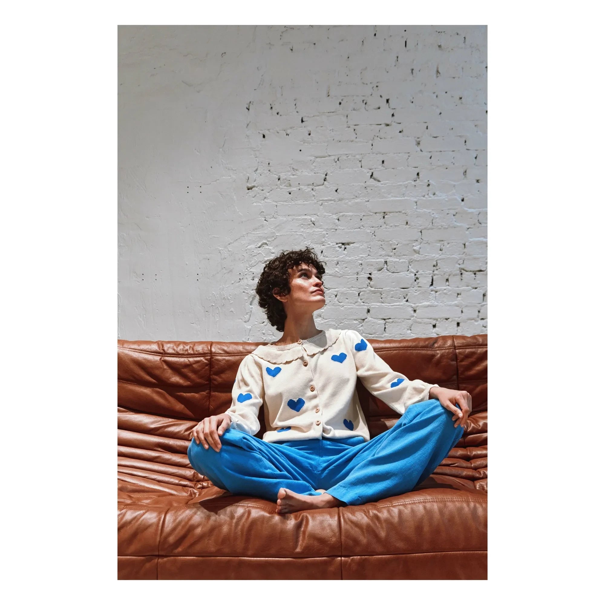 Emile et Ida - Organic Cotton Cardigan Boum | Ecru