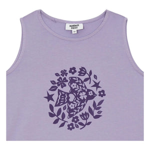 Hundred Pieces - Lyra Organic Cotton Sleeveless Dress | Lavender