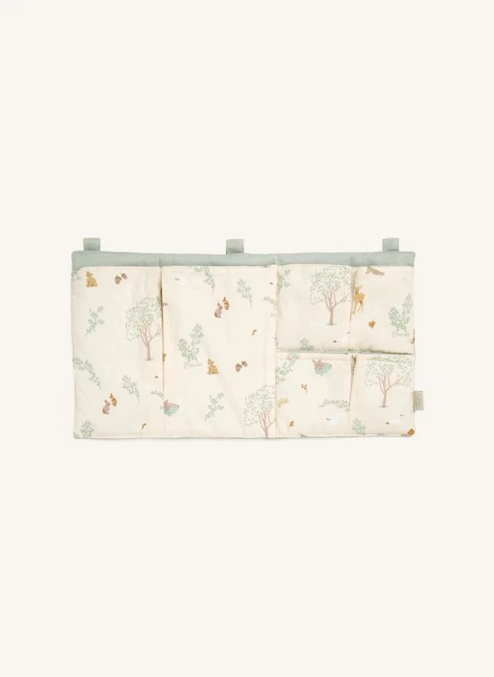 Cam Cam - Woodland Crib Bumper | Ecru