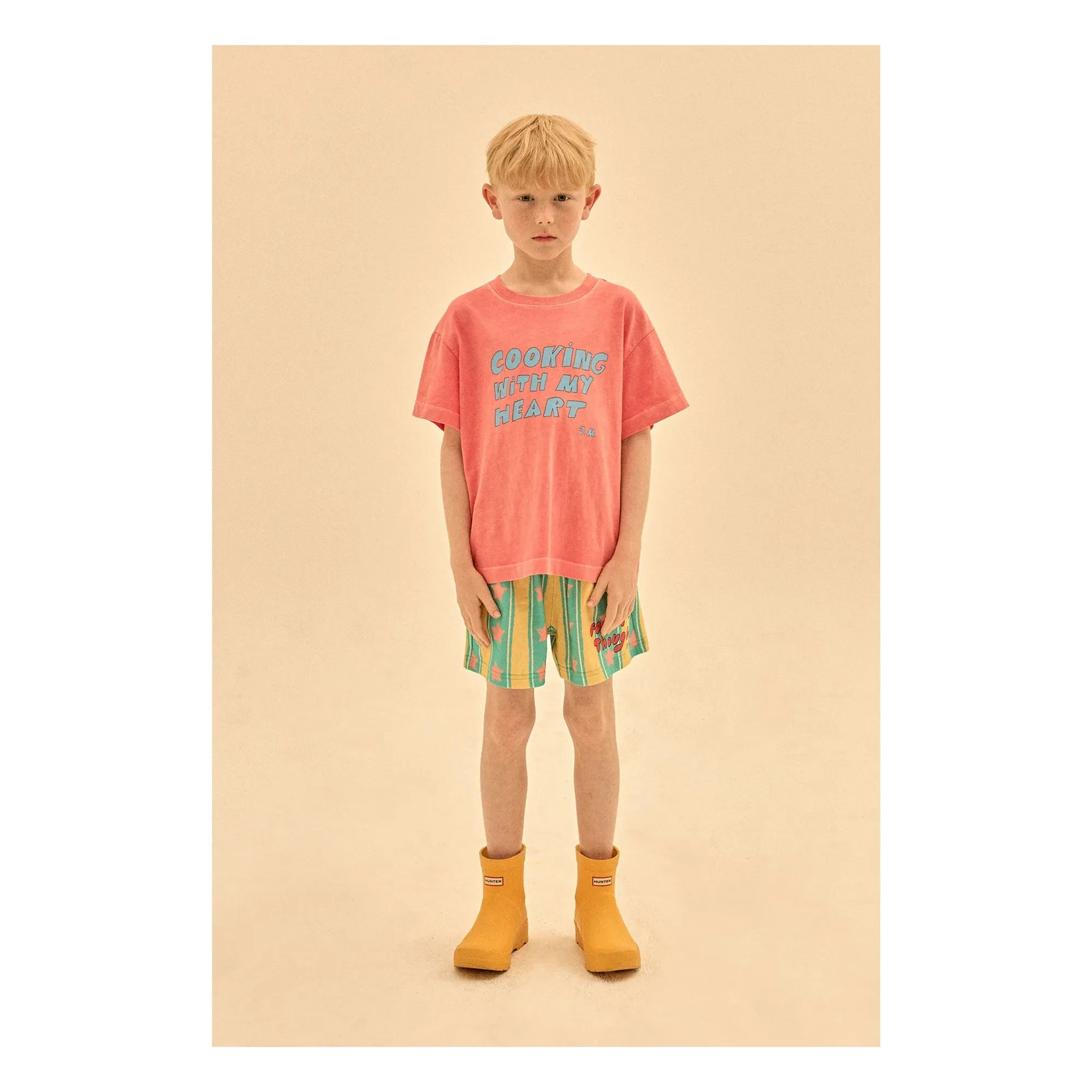 Jelly Mallow - Star Striped Shorts | Turquoise