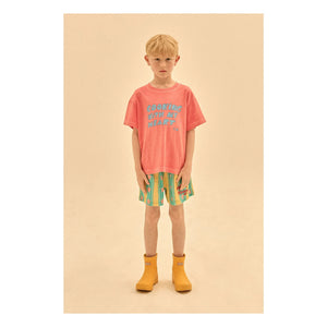 Jelly Mallow - Star Striped Shorts | Turquoise