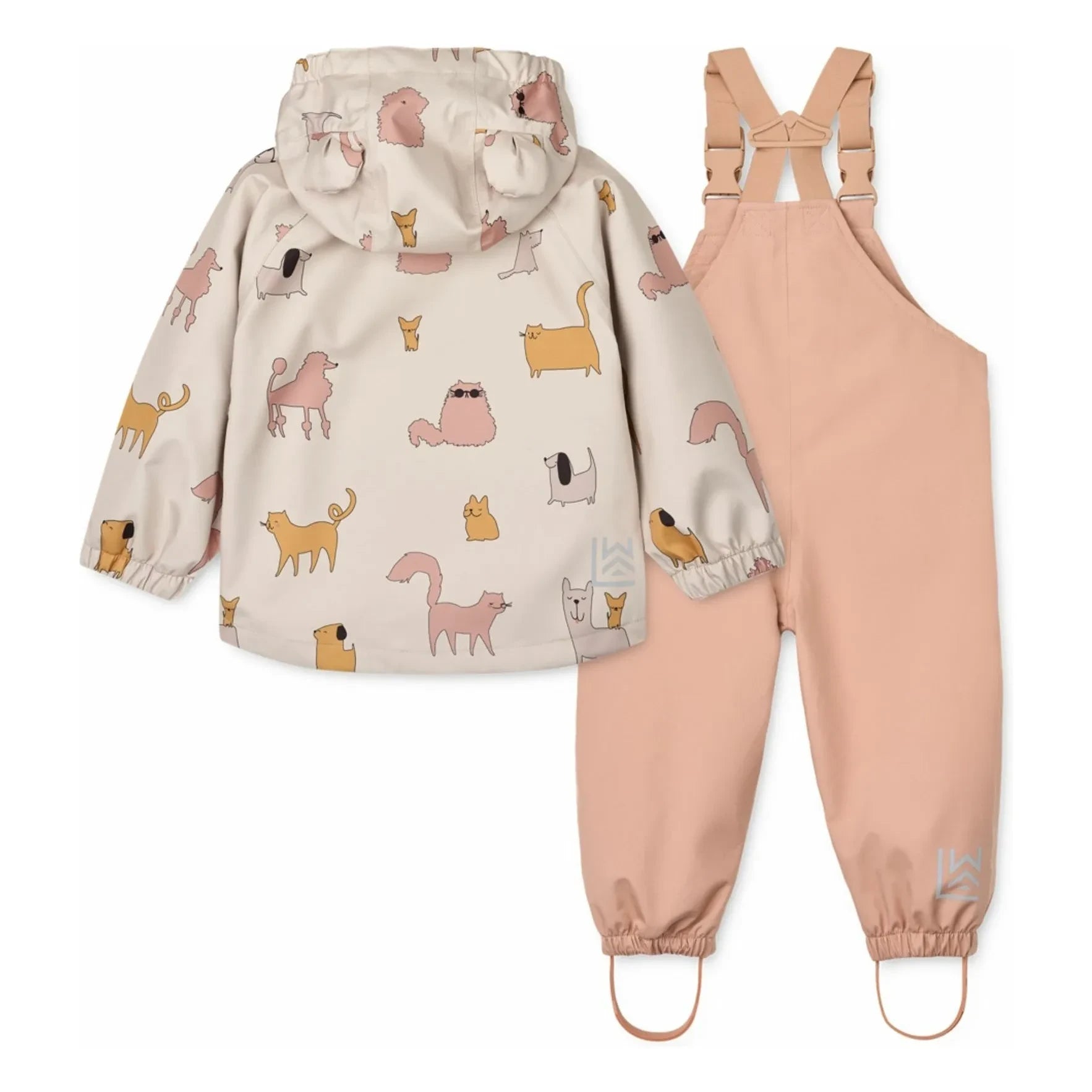 Liewood - Manu Rain Suit Recycled Fiber | Pink