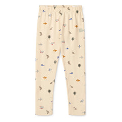Liewood - Marie Aviator Organic Cotton Leggings | Cream