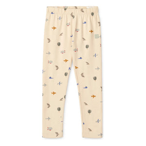 Liewood - Marie Aviator Organic Cotton Leggings | Cream