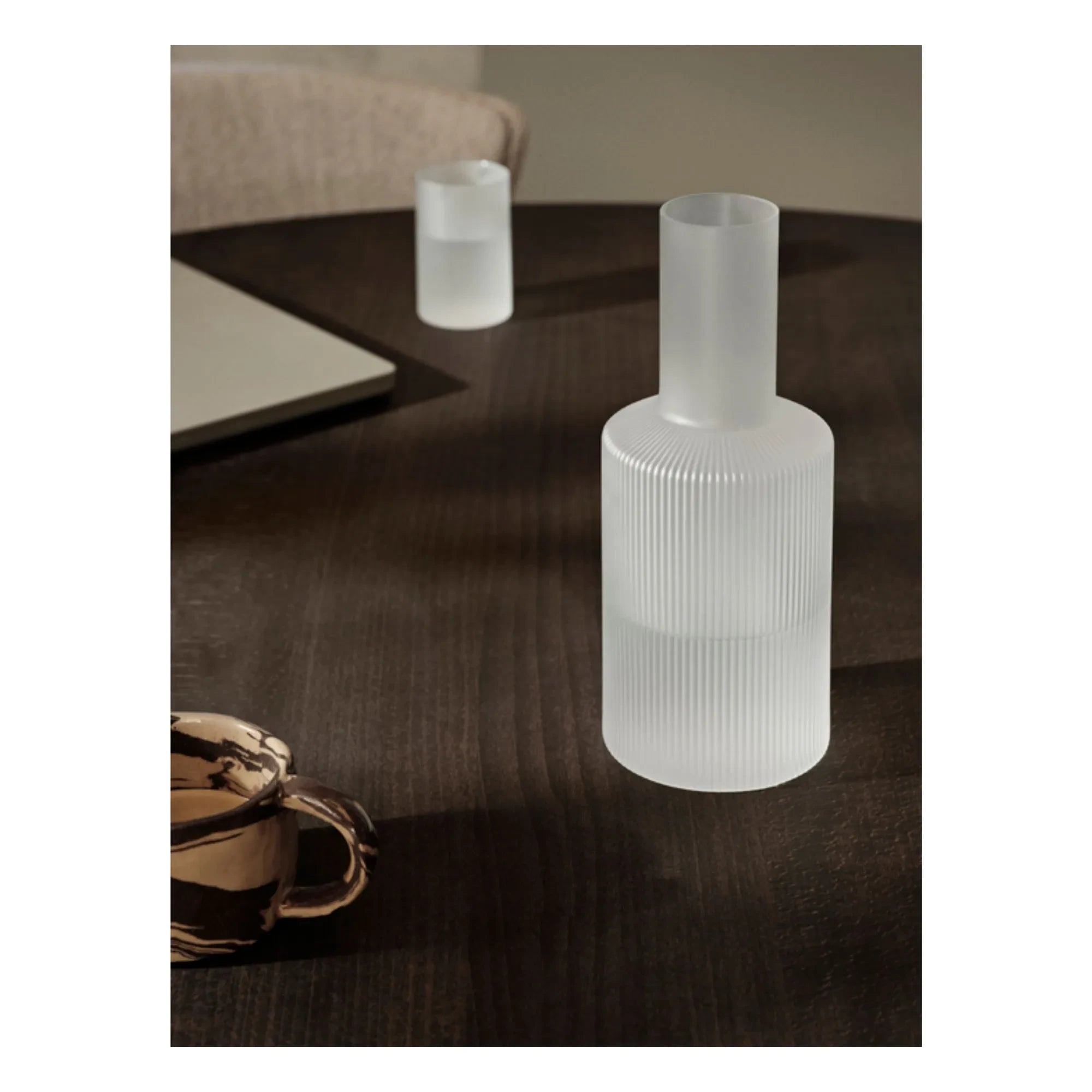 Ferm Living - Ripple Decanter | White