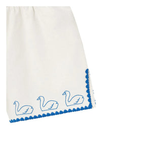 Tinycottons - Short Swans Linen | White