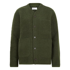 Universal Works - Buttoned Wool Vest | Khaki