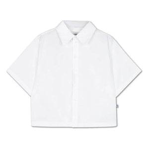 Repose AMS - Square Cut Organic Cotton Shirt | White