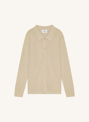 NN.07 - Troels file polo shirt 6561 | Ecru