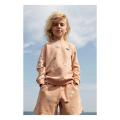Liewood - Gram Paris Organic Fleece Shorts | Peach