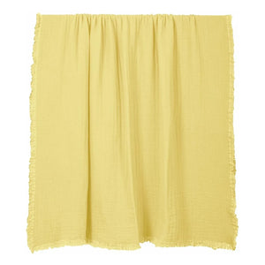 Haomy - Vanly Cotton Voile Blanket | Straw Yellow