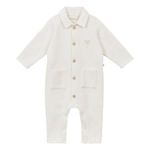 Arsène et Les Pipelettes - Goldie Organic Cotton Romper | Ecru