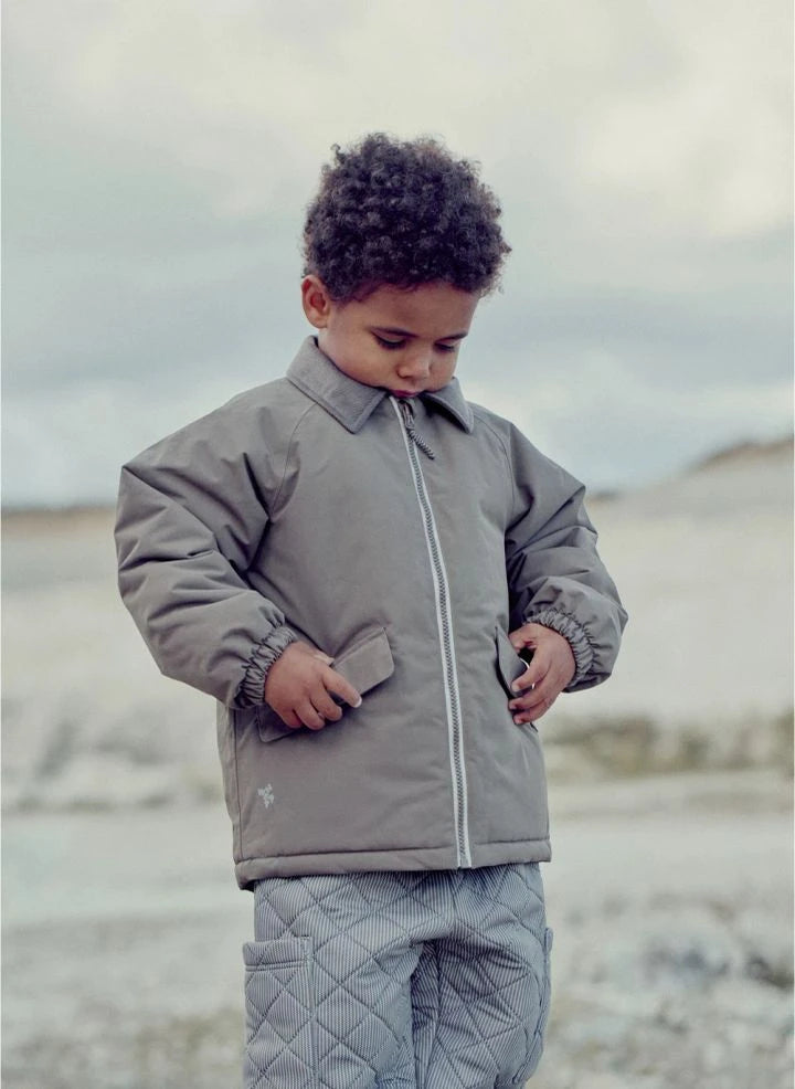 Wheat - Cloudie Technical Jacket Made from Recycled Fibers | Sand