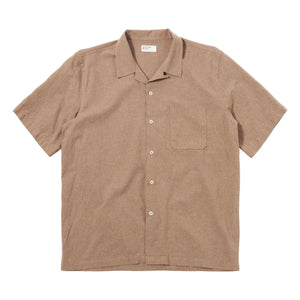 Universal Works - Chemise Road Sido Lin | Brown