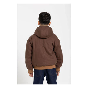 Hundred Pieces - Matt Hooded Jacket | Brown