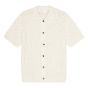 Les Deux - Gespertus Organic Cotton Short Sleeve Shirt | White