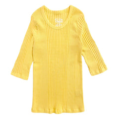 Sunchild - Puebla 3/4 Sleeve T-Shirt | Yellow