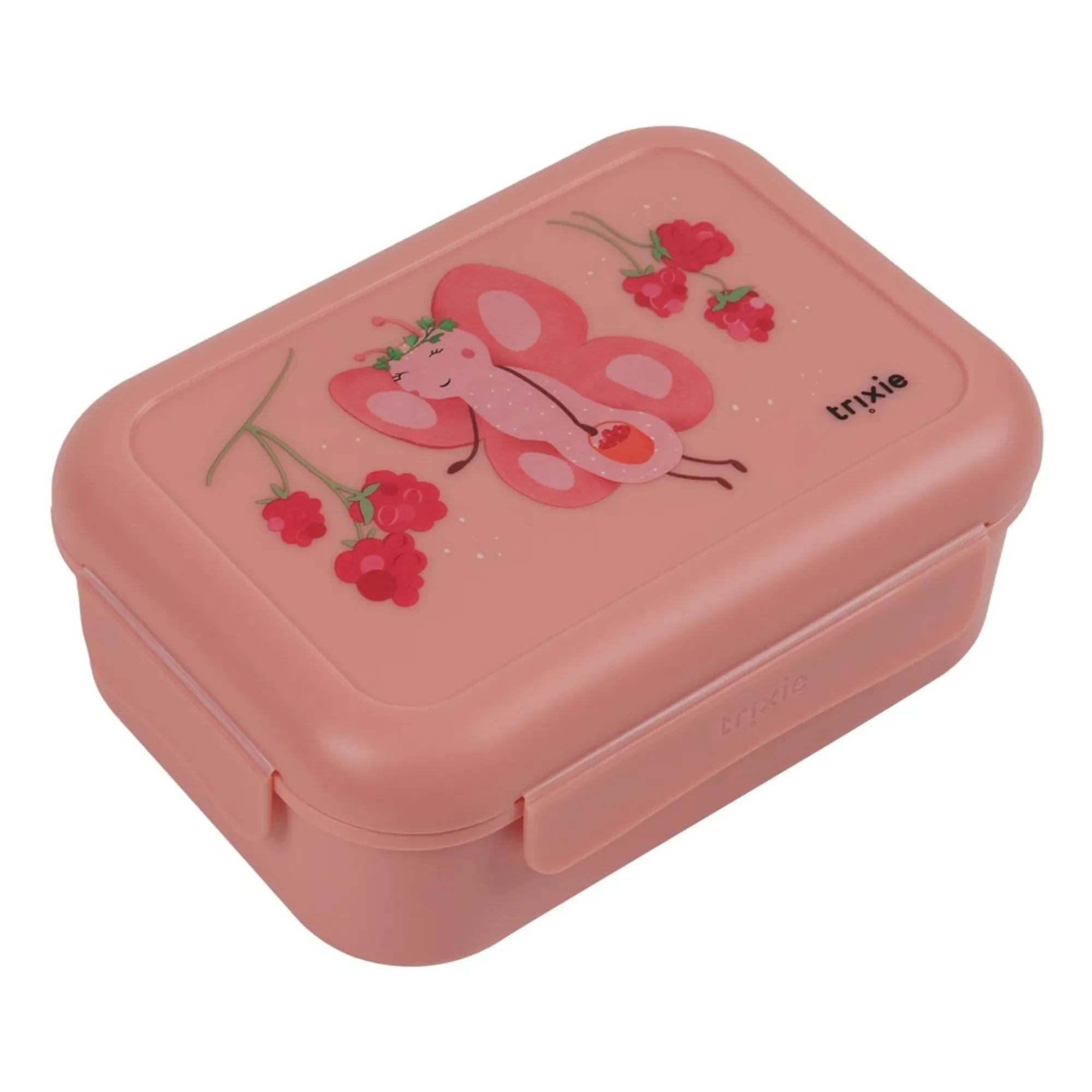 Trixie - Lunch Box Clips Fruit fairy Mrs. Butterfly | Pink