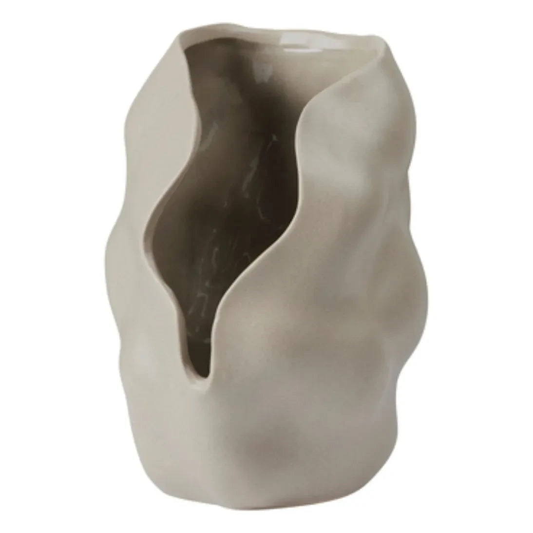 Broste Copenhagen - Hekla Stoneware Candle Jar | Gray
