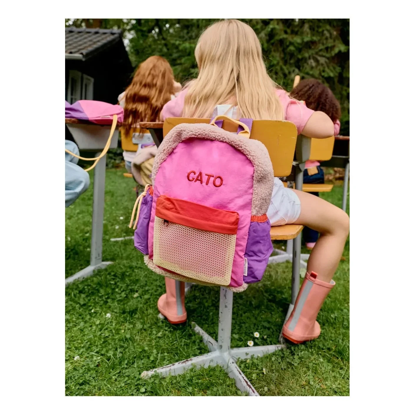 Studio Noos - Patchwork Backpack | Candy Pink