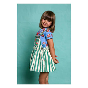 Favorite People - Striped Fragola Salopet Dress | Green