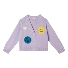 Stella McCartney Kids - Soleil Cardigan | Lilac