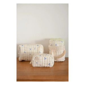 Soft Spot - Organic Cotton Blueberry Makeup Bag
