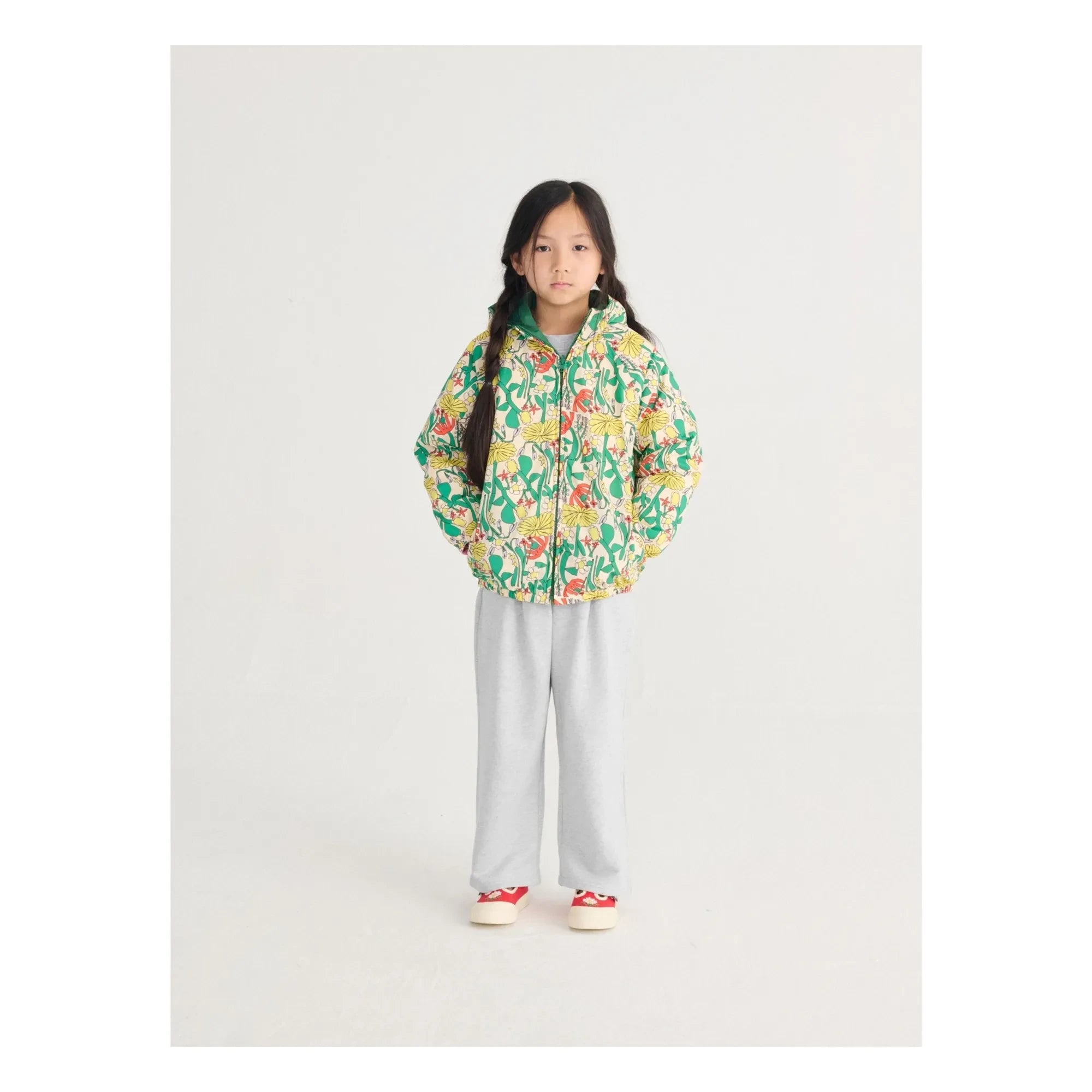 Bobo Choses - Color Block Recycled Fiber Double-Sided Jacket | Yellow
