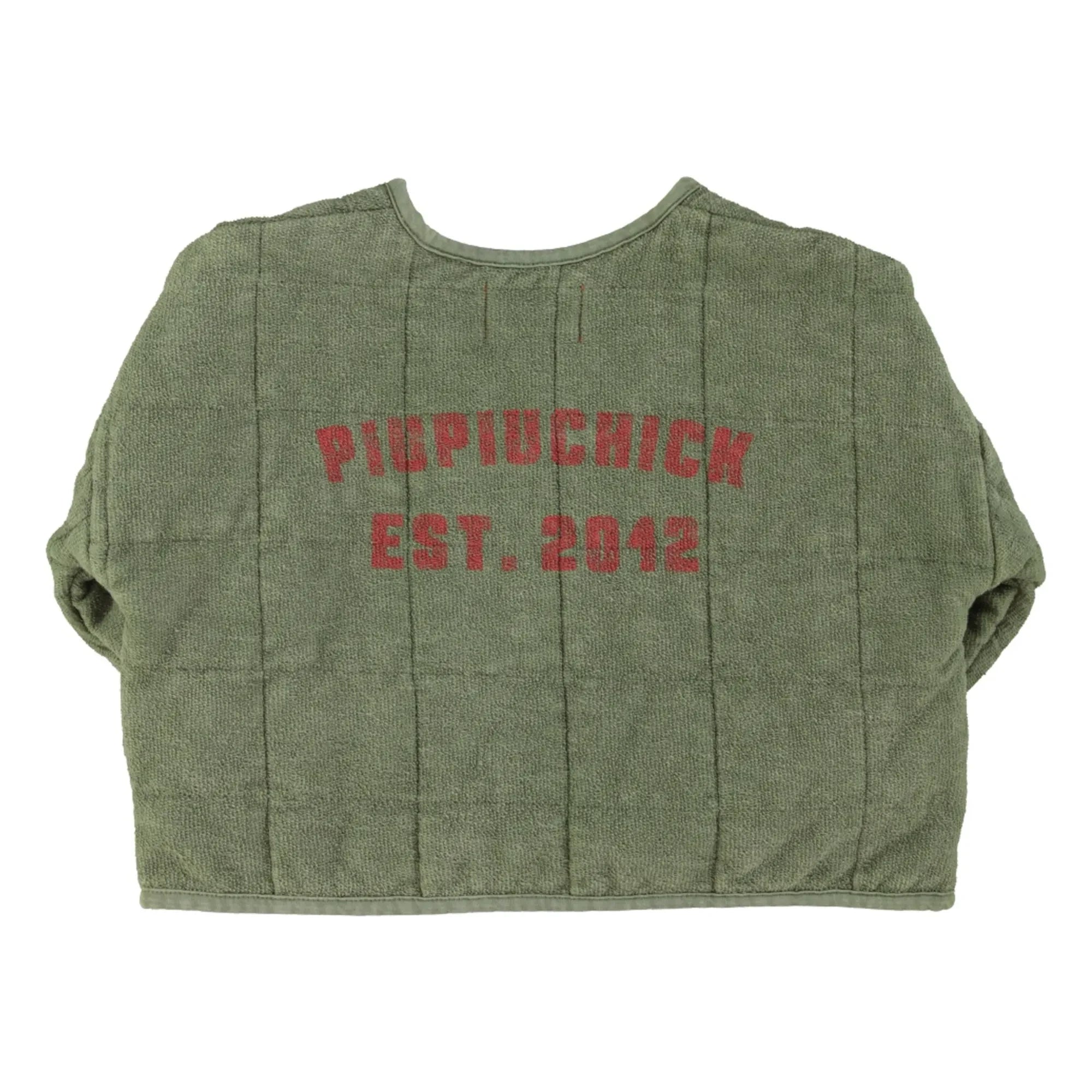 Piupiuchick - Piupiuchick Est 2042 Organic Cotton Quilted Jacket | Dark Green