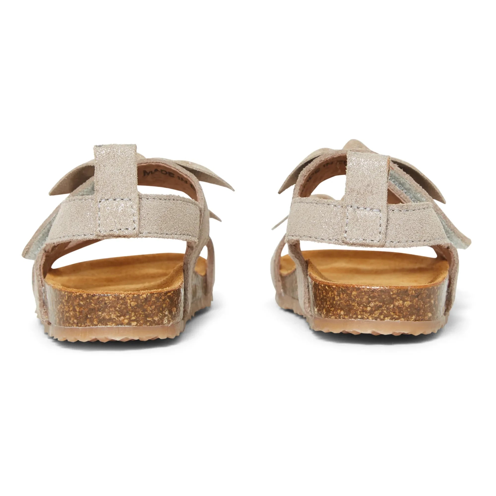 Pèpè - Two Con Me - Suede Double Buckle Sandals | Silver