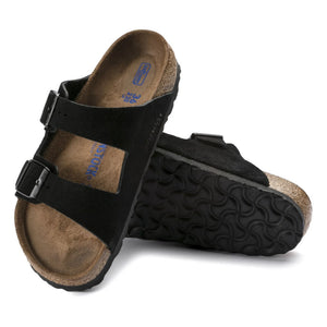 BIRKENSTOCK - Süet ve Nubuk Arizona Sandaletler - Yetişkin Koleksiyonu | Siyah