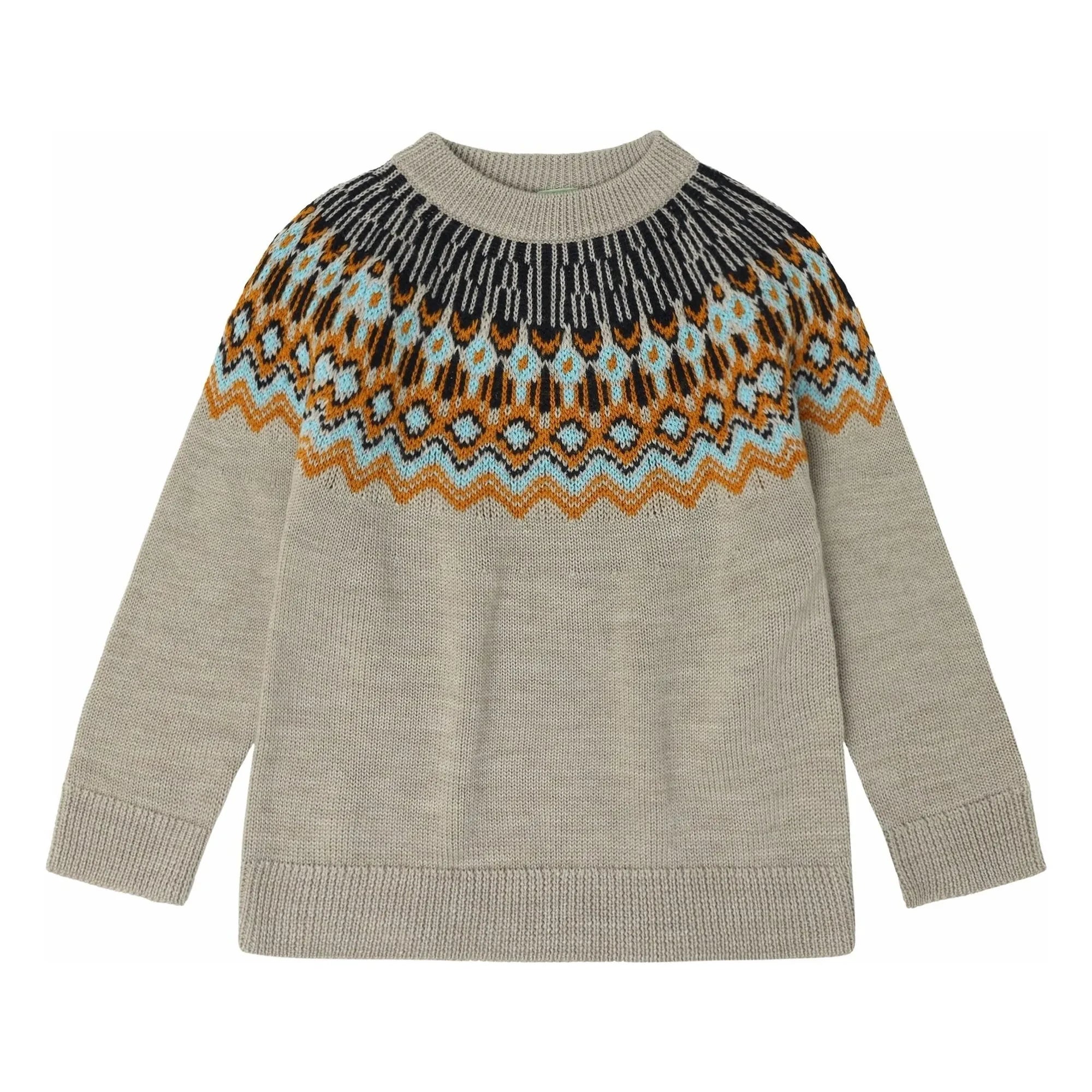 FUB - Lambswool sweater | Heather beige
