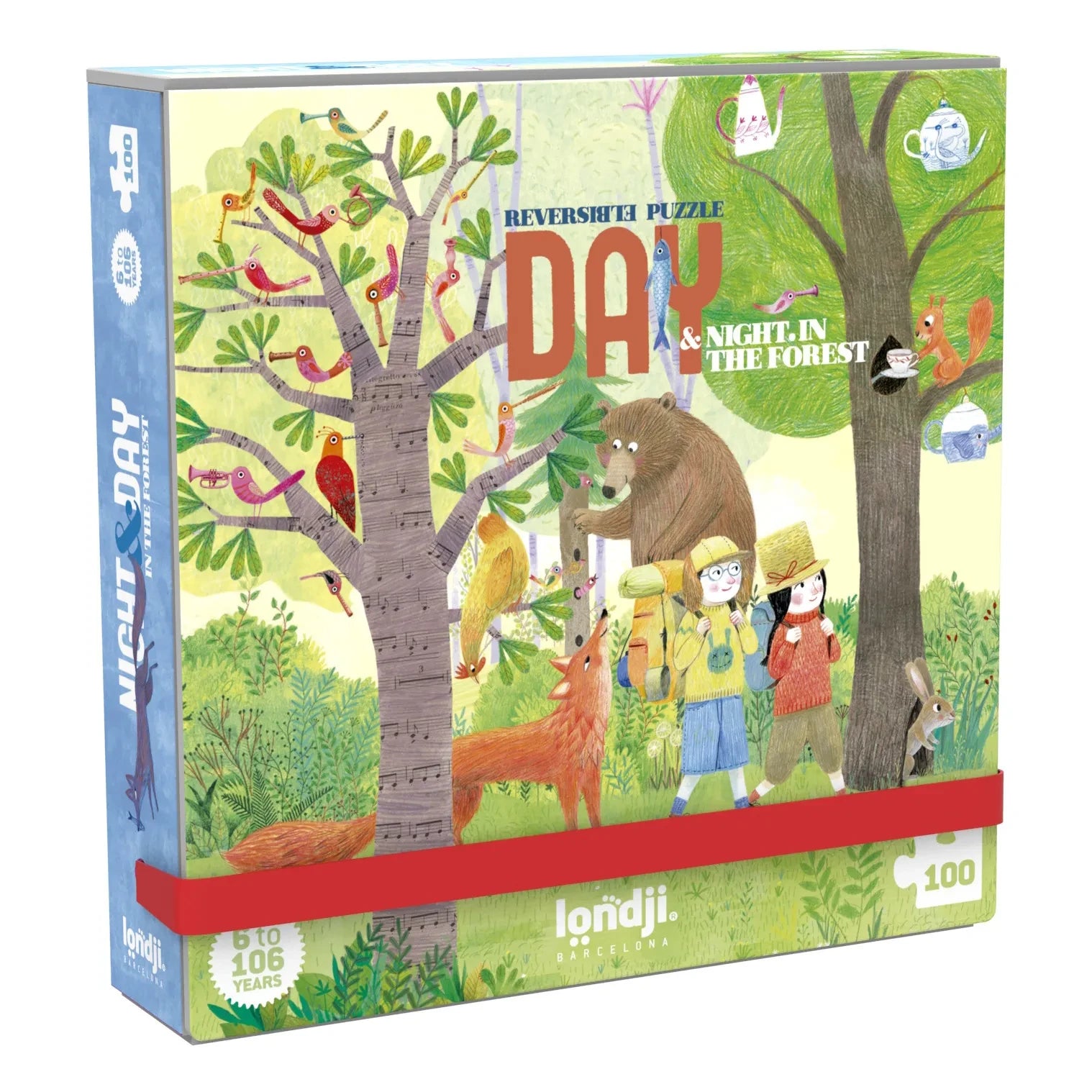 Londji - Double-Sided Night/Day Forest Puzzle