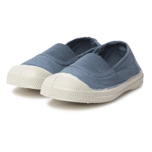 Bensimon - Elastic Vegan Canvas Sneakers | Denim