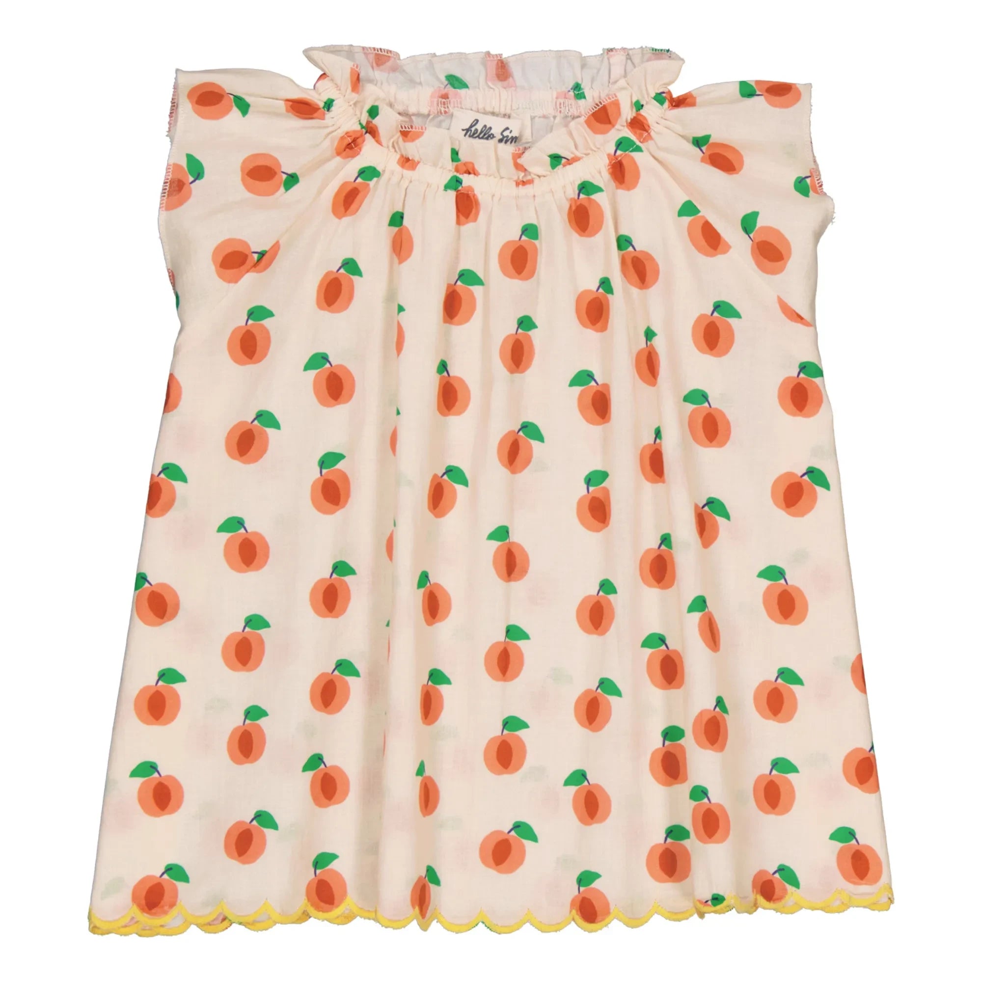 Hello Simone - Antonia Peach Dress | Cream