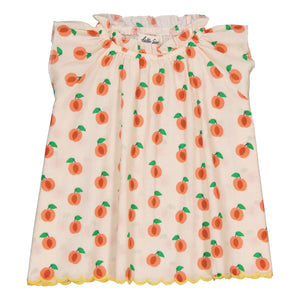 Hello Simone - Antonia Peach Dress | Cream