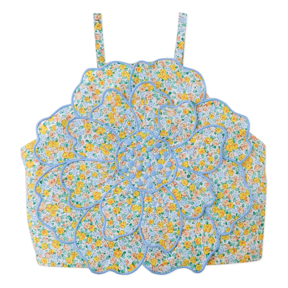 Gingersnaps - Top Eloise Fleur | Blue