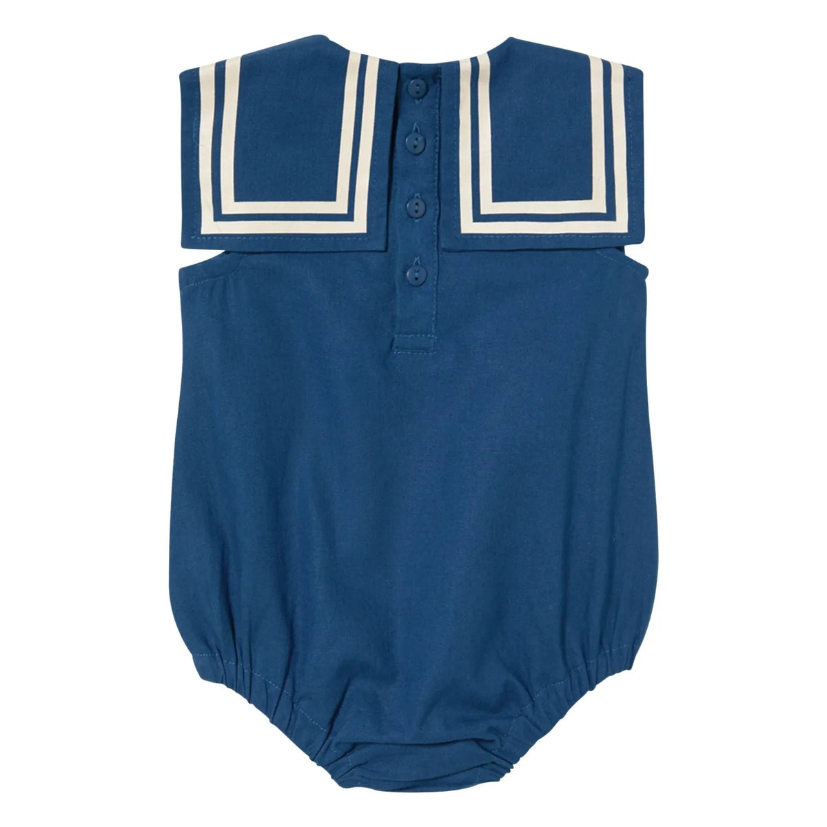 Tinycottons - Linen Romper | Navy Blue