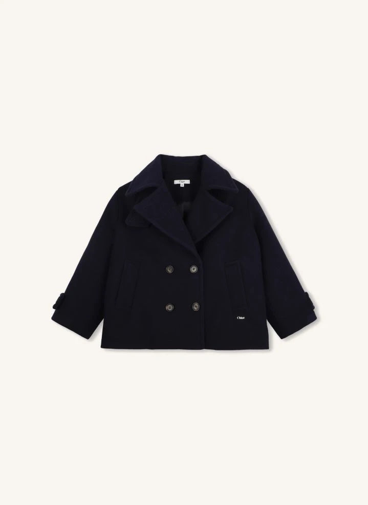 Chloé - Wool Coat | Dark Blue