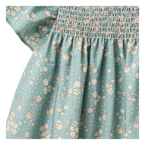 Wheat - Elva Fleurie Organic Cotton Dress | Light Blue
