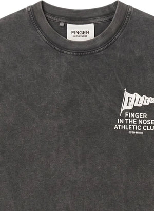 Finger in the nose - Sako Run Club Organic Cotton T-Shirt | Black