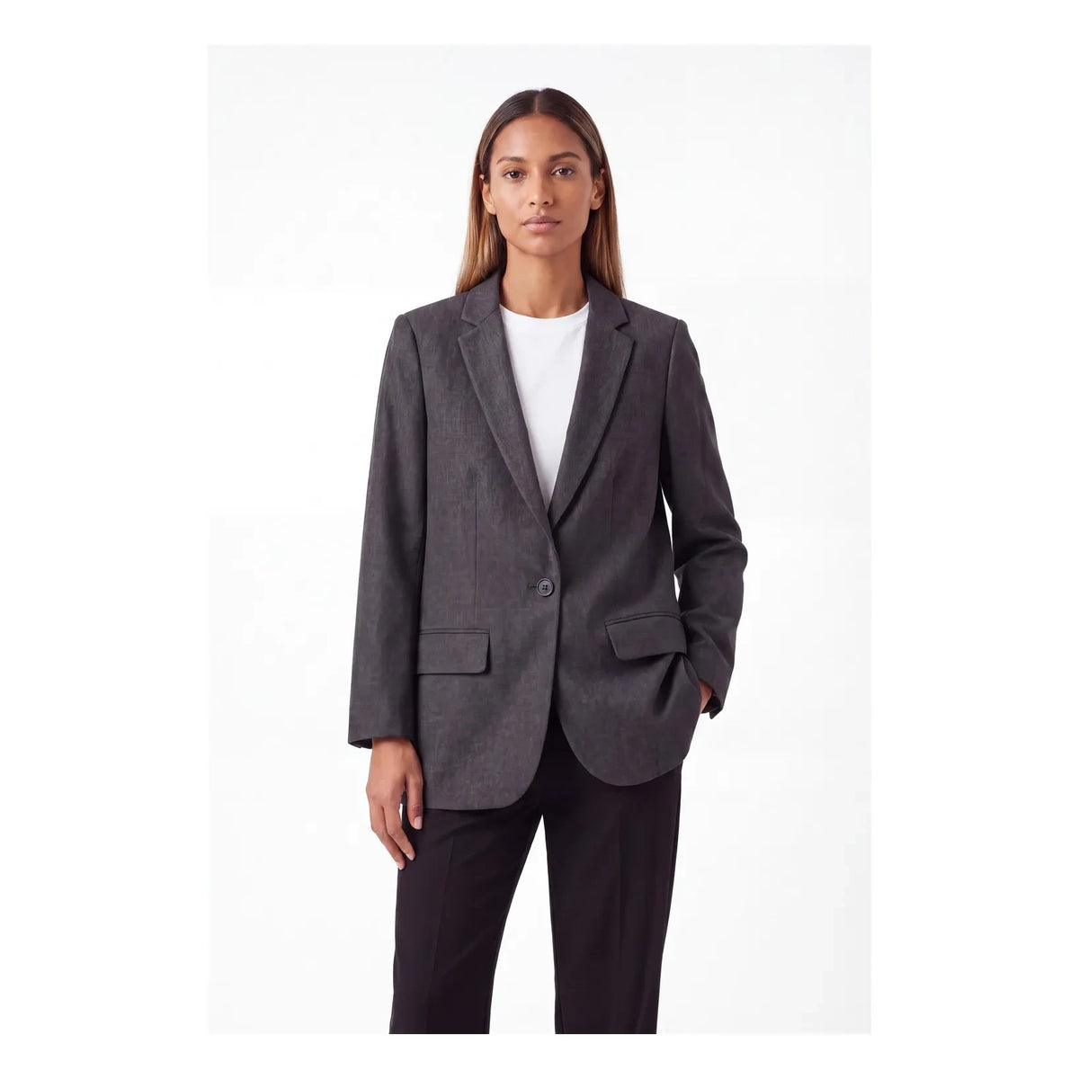 Diega - Vouzio jacket | Charcoal gray