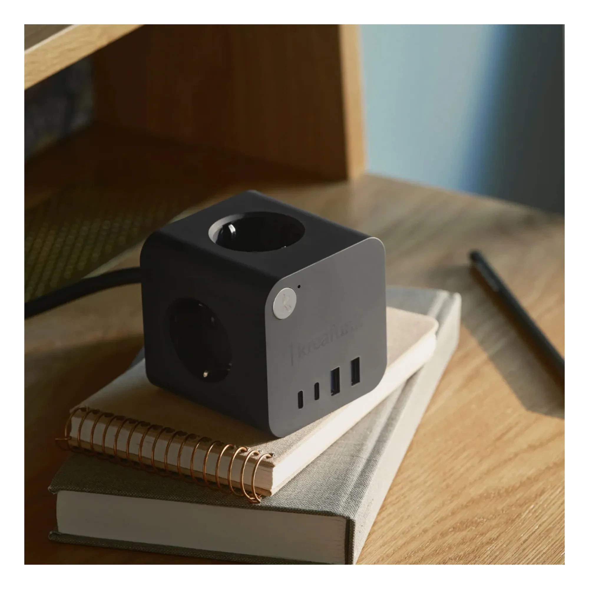 Kreafunk - Ampie Extension Socket | Black