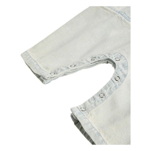 Bobo Choses - Organic Cotton Washed Denim Dungarees | Light Blue