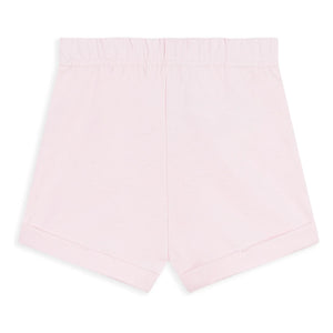 Petit Bateau - Organik pamuklu polar şort | Soluk Pembe
