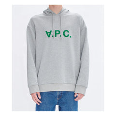 A.P.C. - Milo Organic Cotton Hoodie | Gray Melange
