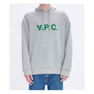 A.P.C. - Milo Organic Cotton Hoodie | Gray Melange