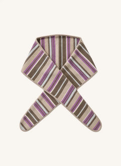 Smallable Kid - Ninon Striped Wool Scarf | Pink