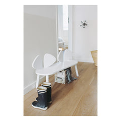 Nofred - Oak Floor Seat | White