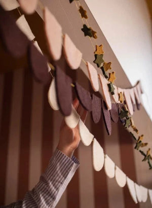 Muskhane - Felt Decorative Banner | Ecru